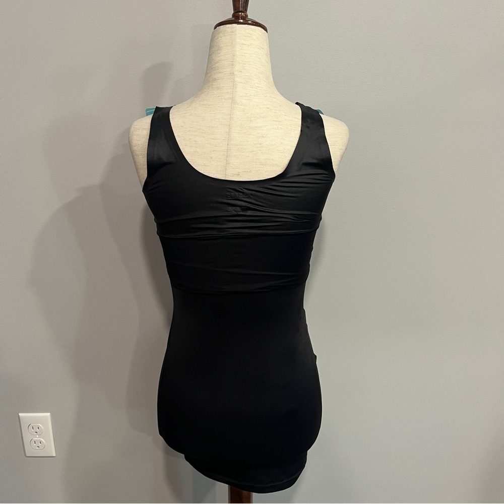 Spanx Assets Open Bust Slip Tank Top Black Medium - Picture 5 of 9